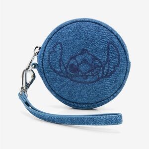 Loungefly Disney Stitch Jean Round Wallet Wristlet